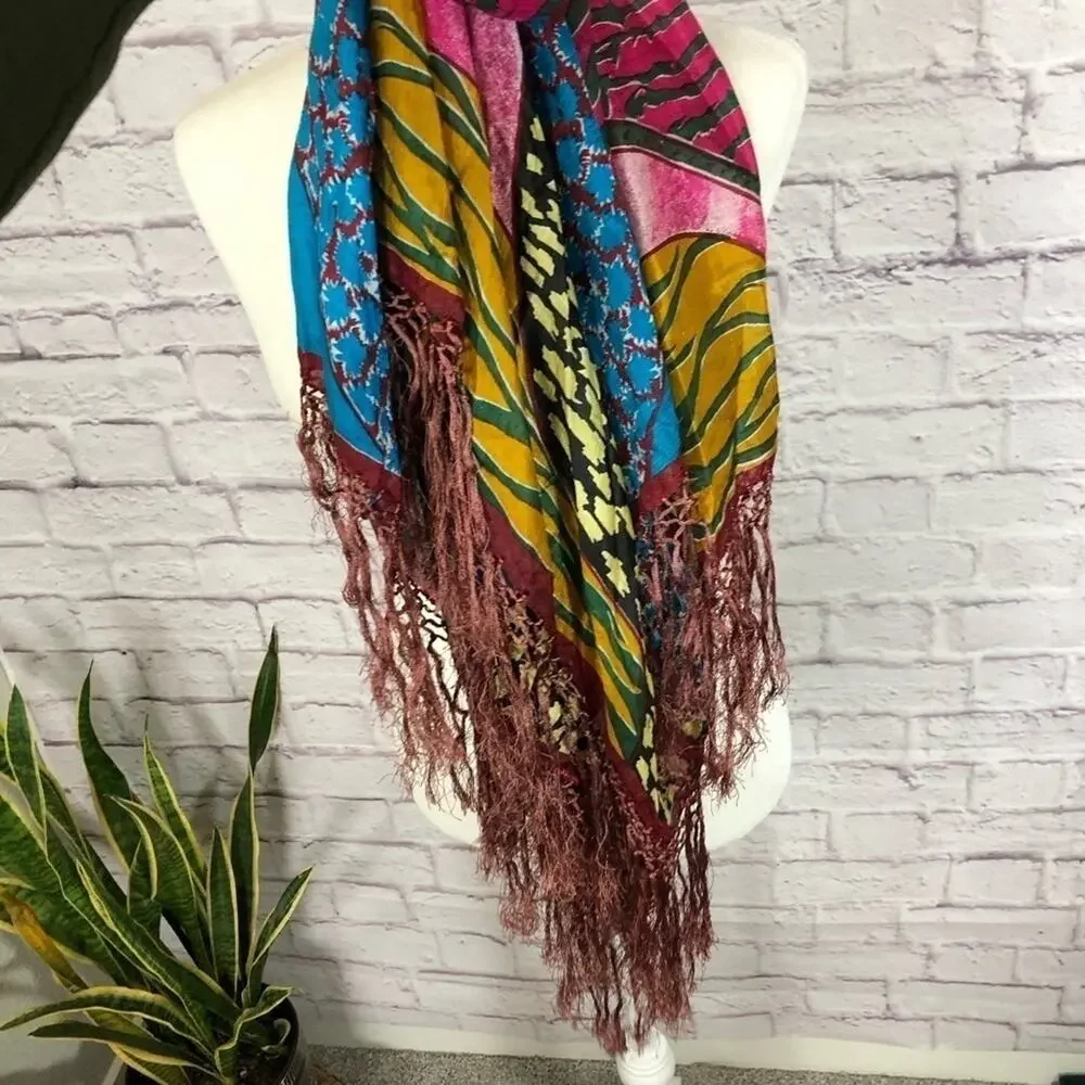 Vintage Lady Lord silk square scarf